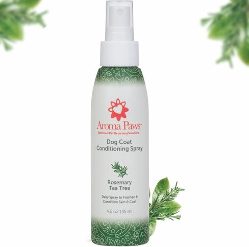 Aroma Paws Scented Dog Coat Spray – Cleansing, Conditioning, Moisturizing – Toxin Free, Healthy Ingredients – Aromatic Grooming Puppy Spray – Loosens Knots, Tangles – 4.5 Oz., Pomegranate Cucumber in Kuwait