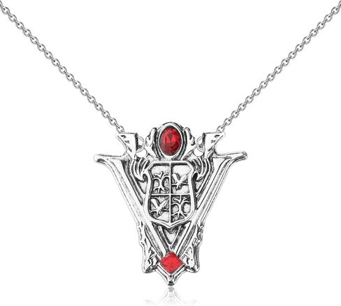 BEKECH Vampire Inspired Gifts Eclipse Necklace New Moon Volturi Crest Pendant Jewelry Necklace for Man Women Girls Movie Fans in Saudi Arabia