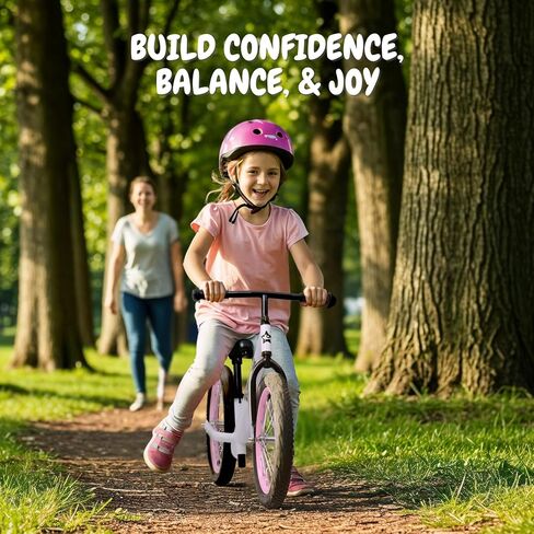 دراجة التوازن 16 بوصة من bicystar، دراجة أطفال تتراوح أعمارهم بين 5-8 سنوات، إطارات هوائية، مساند للقدمين، دراجة دفع بدون دواسات، دراجة لعبة للأطفال الصغار في الهواء الطلق للأطفال، الأولاد والبنات in Kuwait