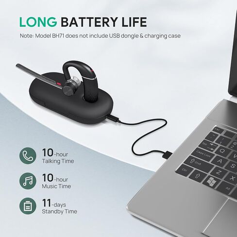 سماعة رأس بلوتوث Yealink BH71 Workstation Pro للهاتف المكتبي والكمبيوتر والهاتف المحمول والعمل مع فرق (معتمدة) تكبير وحقيبة شحن ووسادة شحن لاسلكية ومكبر صوت ومحور USB 3.0 وشاشة لمس 3 بوصة in Kuwait