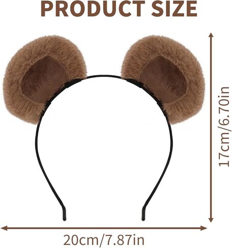 Canitor Animal Costume Accessory Set Animal Ears Headband Costume Kit Halloween Party Cosplay in Kuwait