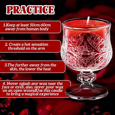 Low Temperature Candles Valentine's Day Glow in The Dark Candles with Fragrance Low Heat Candles Wax Play Romantic Dripping Candle for Body Safe Massage Drip Candles in Kuwait