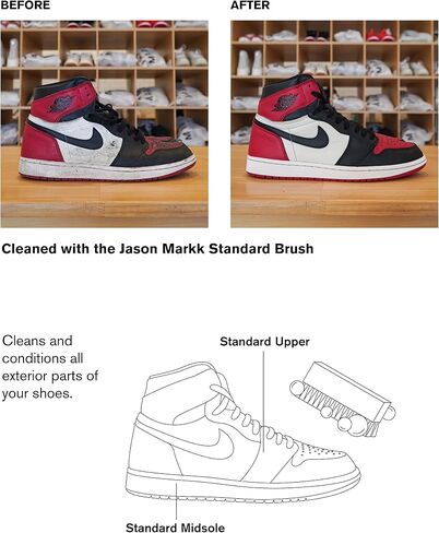 Jason Markk Ultra Delicate Shoe & Hat Cleaning Brush, Soft Bristles, Bamboo Wood in Saudi Arabia