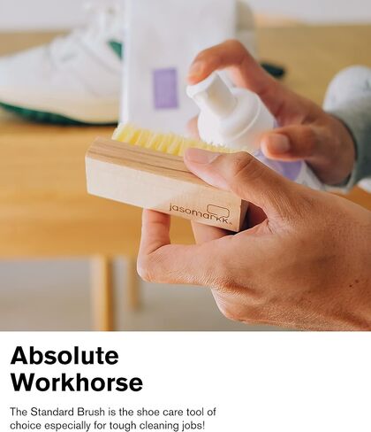 Jason Markk Ultra Delicate Shoe & Hat Cleaning Brush, Soft Bristles, Bamboo Wood in Saudi Arabia
