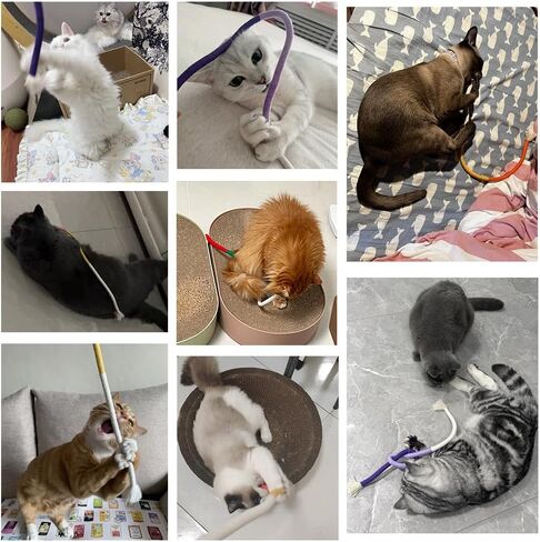 PAZ'S GIFT Cat Toys Cute Cloth Plush Lemon Catnip Toys Cat Chew Toys Cat Kick Silver Vine Sticks Clean Teeth Dental Toys Teeth Grinding Indoor Interactive for All Cats in Kuwait