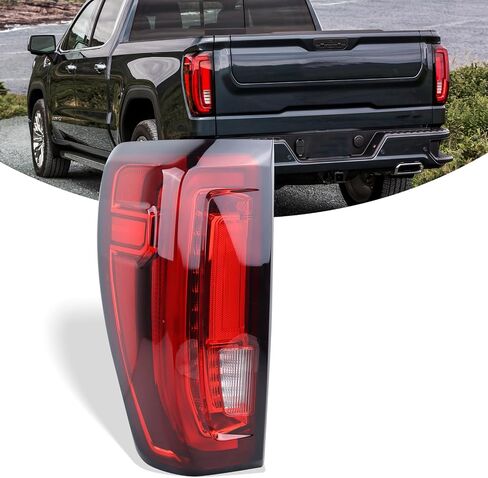 Halogen Type Tail Light Compatible with 2019-2023 GMC Sierra 1500/2500 HD/3500 HD(Not Fit w/Factory LED Tail Light Models) Rear Tail Lamp Left Driver Side 84565919 GM2800309 in Saudi Arabia