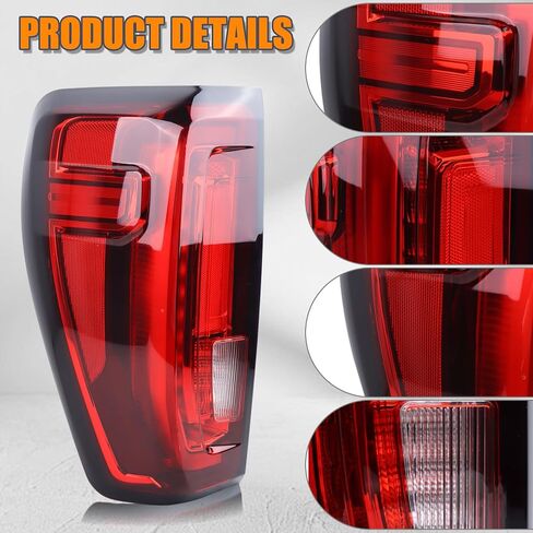 Halogen Type Tail Light Compatible with 2019-2023 GMC Sierra 1500/2500 HD/3500 HD(Not Fit w/Factory LED Tail Light Models) Rear Tail Lamp Left Driver Side 84565919 GM2800309 in Saudi Arabia