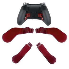 4 قطع من مجاديف وحدة التحكم Elite لمجاديف وحدة التحكم Xbox Elite 2، ومجداف وحدة التحكم الأساسية Mental Elite لجهاز Xbox One Elite Controller Series 2، وElite Series 1، وElite 2 Core Controller (فضي)
