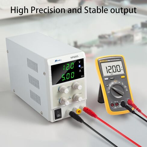 60V 5A Bench Power Supply Variable Precision Adjustable Regulated Power Supply 4-Bit LED Display for Lab Equipment, DIY Tool, Repair, Electronic Research，Powering E-Bike in Kuwait