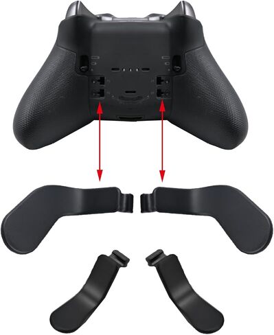 4 Pack Elite Controller Paddles for Xbox Elite 2 Controller Paddles,Stainless Steel Elite Core Controller Paddle for Xbox One Elite Controller Series 2,Elite Series 1,and Elite 2 Core Controller(red) [video game] [video game] in Kuwait