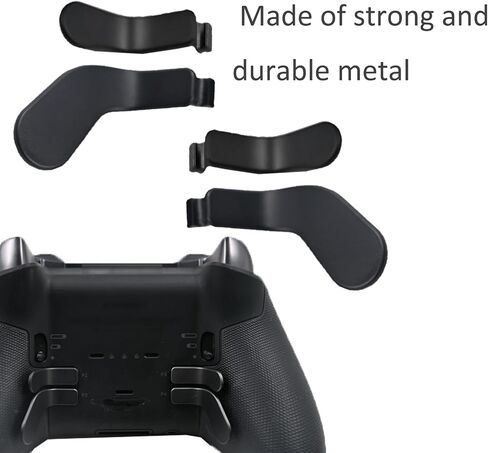 4 Pack Elite Controller Paddles for Xbox Elite 2 Controller Paddles,Stainless Steel Elite Core Controller Paddle for Xbox One Elite Controller Series 2,Elite Series 1,and Elite 2 Core Controller(red) [video game] [video game] in Kuwait