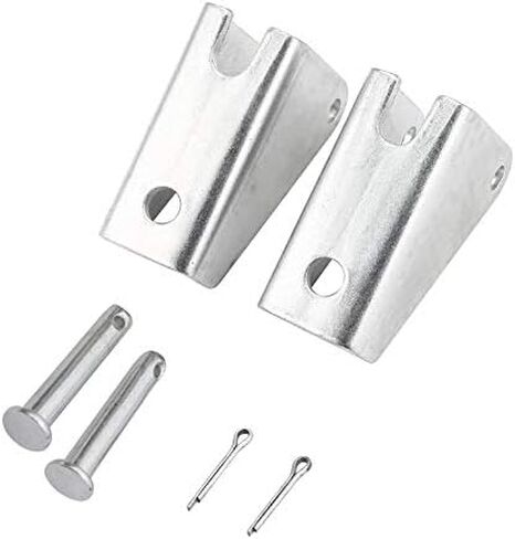 1Pair Silver/Black Heavy Duty Steel Mounting Brackets for Linear Actuator 2Pcs in Kuwait
