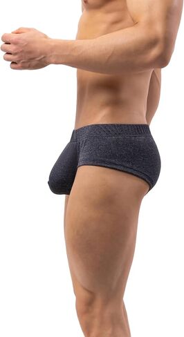 Men's Moisture-Wicking Stretch Cotton Briefs Sexy Cheeky Low Rise Men modal Underwear in Kuwait