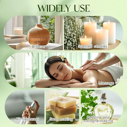 Essential Oils Set - 16x5ml Essential Oil for Diffusers for Home, Humidifier, Aromatherapy, Massage, Soap, Candle Making (0.17oz) in Saudi Arabia