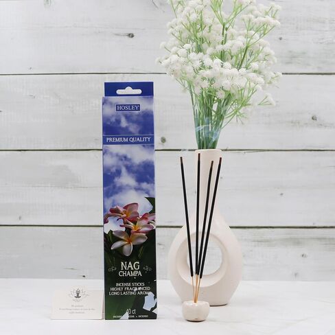 Hosley Serenity Patchouli Incense Sticks Essential Oils Infusion for Long-Lasting Aromatherapy Bliss Holistic Relaxation in Every Box Pack of 240 Incense Stick in Kuwait