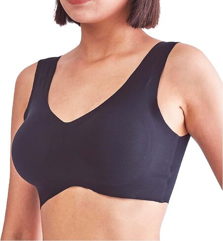 حمالة صدر لاسلكية مريحة بدون خياطة من Shero مع أكواب مبطنة قابلة للإزالة ومصممة لتشكيل ودعم لطيف in Kuwait