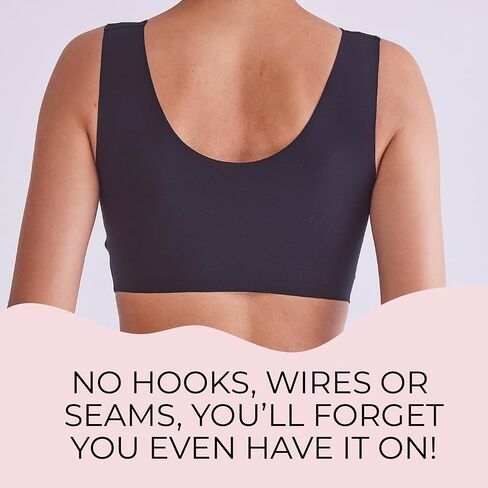 حمالة صدر لاسلكية مريحة بدون خياطة من Shero مع أكواب مبطنة قابلة للإزالة ومصممة لتشكيل ودعم لطيف in Kuwait