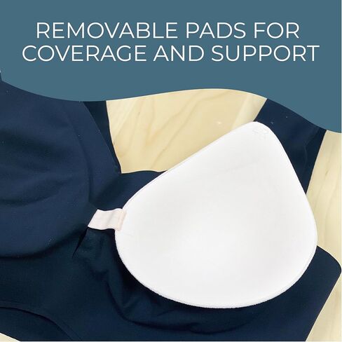 حمالة صدر لاسلكية مريحة بدون خياطة من Shero مع أكواب مبطنة قابلة للإزالة ومصممة لتشكيل ودعم لطيف in Kuwait