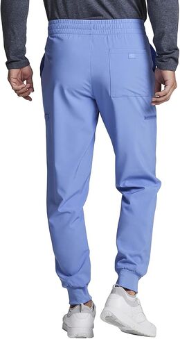 بنطال Dickies الرجالي Scrub Jogger متوسط ​​الارتفاع وخمسة جيوب وحزام خصر مرن مع رباط داخلي، DK223 in Saudi Arabia