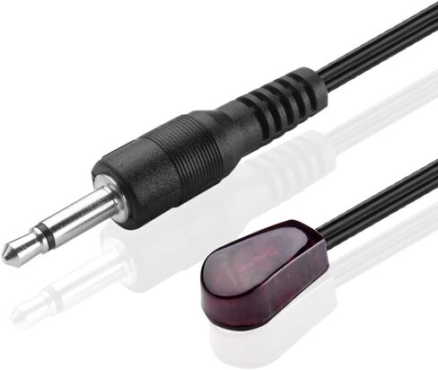 TNP IR Emitter Extender Extension Cable (10 Feet) - Triple 3 Head 3.5mm Jack Infrared Red Transmitter Blaster Blink Eye Wire Cord Compatible with IR Repeater Extender System Kit, for Xbox One in Kuwait