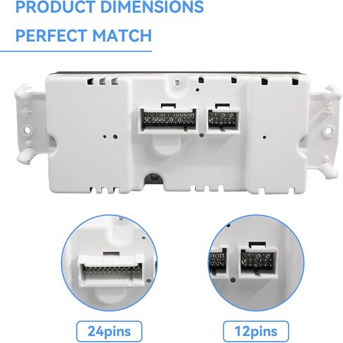599-211XD Climate Control Module Compatible with 2003-2006 Chevrolet Silverado Avalanche Suburban Tahoe, G-MC Yukon Envoy Sierra, Cadillac Escalade A/C Heater Climate Control Panel Replace 10367041 in Kuwait