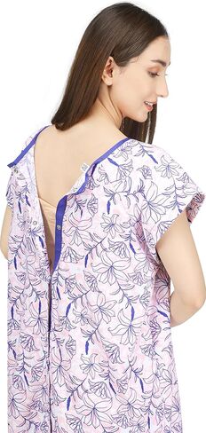 NY Threads Women's Hospital Gown Soft and Stylish Patient Gown in Kuwait