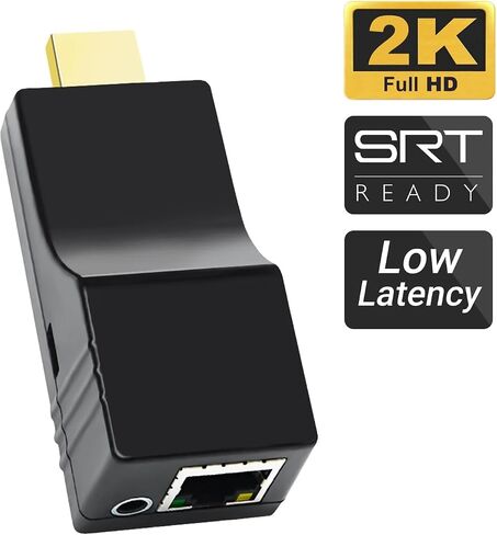 DDMALL HDMI Video Decoder 4K، H.265 H.264 SRT فك تشفير تدفق IP، مخرج إدخال 2160p60، زمن انتقال منخفض، موديل HDD-20 in Kuwait