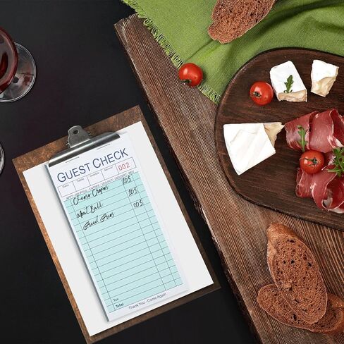 XKDOUS 6 Pack Server Books, Server Note Pads, Guest Check Books for Servers, Waitress Notepads for Restaurants, 300 Orders Total in Kuwait