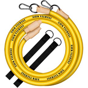 حبال المعركة المطاطية الديناميكية البديلة للمنزل وصالة الألعاب الرياضية | تعظيم حرق السعرات الحرارية | معدات لياقة بدنية ثورية لتمارين عضلات البطن وتمارين الجسم بالكامل