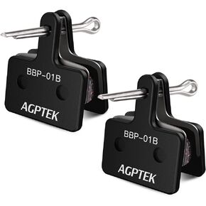 وسادات فرامل الدراجة AGPTEK، وسادات فرامل عالية الأداء، وسادات فرامل قرصية وزنبرك (شبه معدني وراتنج) لفرامل قرص الدراجة الجبلية، وسادات الدراجة المتوافقة مع TRP Tektro Shimano Deore Br
