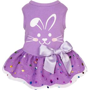 Fitwarm Just a Girl Who Loves Christmas Dog Tulle Dress, Funny Christmas Clothes for Small Dogs Girl, Holiday Pet Outfit, Red, White, Green, Yellow, Medium in Kuwait