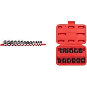 SUNEX TOOLS 9913 3/8-Inch Drive Weatherhead Socket Master Set, 13-Piece