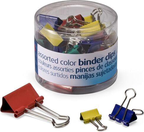 مشابك ربط كبيرة من Officemate، عرض 2 بوصة، سعة 1 بوصة، صندوق مكون من 12 قطعة (99100) in Kuwait