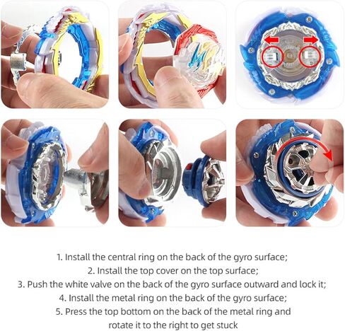 لعبة Battling Tops Burst Superking B-185 Vanish Fafnir .Tp .Kc-3 لعبة مدببة Kick-3 الدوران الأيسر للأطفال مع قاذفة شرارة in Kuwait