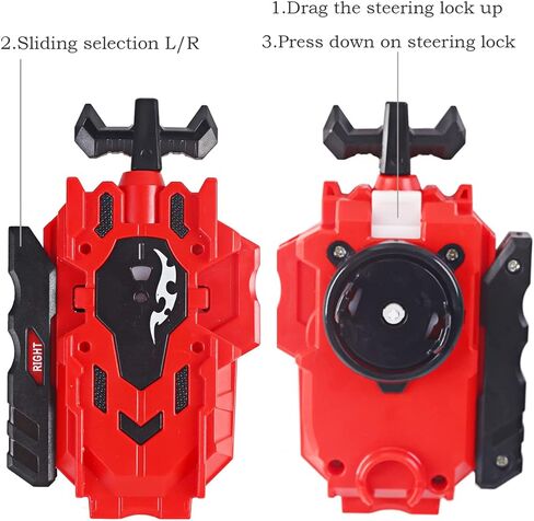 لعبة Battling Tops Burst Superking B-185 Vanish Fafnir .Tp .Kc-3 لعبة مدببة Kick-3 الدوران الأيسر للأطفال مع قاذفة شرارة in Kuwait
