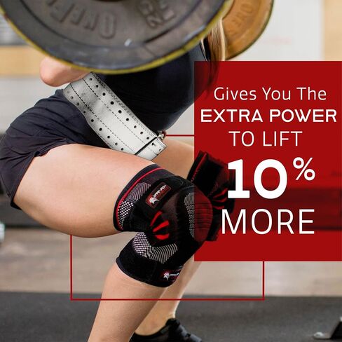 Dark Iron Fitness Weight Lifting Belt - Men & Women - All Leather Gym Belts for Weightlifting, Powerlifting, Strength Training, Squat, Deadlift Workout - Up to 600 Lbs in Kuwait