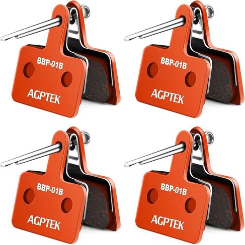 وسادات فرامل الدراجة AGPTEK، وسادات فرامل عالية الأداء، وسادات فرامل قرصية وزنبرك (شبه معدني وراتنج) لفرامل قرص الدراجة الجبلية، وسادات الدراجة المتوافقة مع TRP Tektro Shimano Deore Br in Kuwait