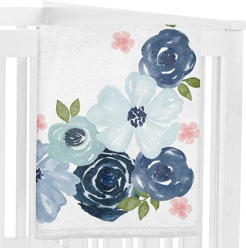 تصميمات Sweet Jojo ذات الألوان المائية، بطانية مايلستون للفتيات شهريًا، سجادة نمو لحديثي الولادة في السنة الأولى، صورة هدية تذكارية لذكرى استحمام الطفل - وردي أحمر الخدود، رمادي وأبيض بوهو رث شيك روز فلاور in Kuwait