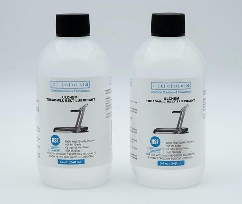 Silicone Treadmill Belt Lubricant, NSF H1 Grade,13-inch Application Tubes, Pure Silicone Oil, Non-Toxic & Odorless, High-Temperature Resistant, Easy to Use for All Brands (4.2 oz/124 ml) in Saudi Arabia
