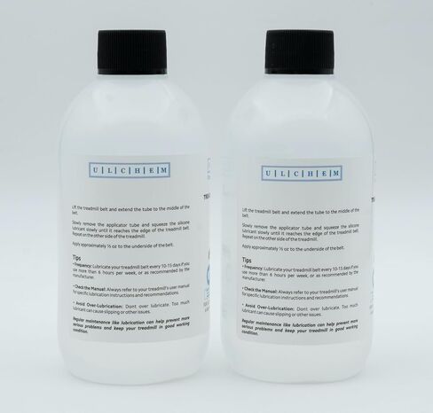 Silicone Treadmill Belt Lubricant, NSF H1 Grade,13-inch Application Tubes, Pure Silicone Oil, Non-Toxic & Odorless, High-Temperature Resistant, Easy to Use for All Brands (4.2 oz/124 ml) in Saudi Arabia