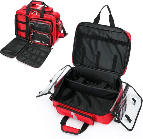 Medical Bag Empty First Aid Bag First Responder Bag for Trauma,Emergency Bag Medical Bag Organizer，Trauma Bag, Medical Bag for Nurses,Home Health Care, EMT(Bag Only) in Kuwait