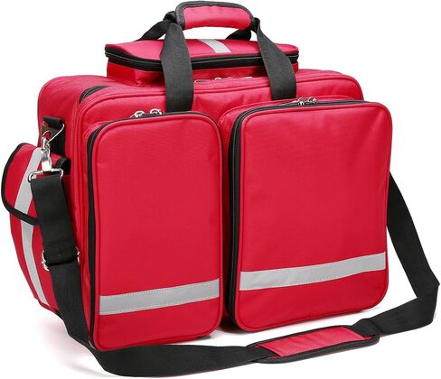 Medical Bag Empty First Aid Bag First Responder Bag for Trauma,Emergency Bag Medical Bag Organizer，Trauma Bag, Medical Bag for Nurses,Home Health Care, EMT(Bag Only) in Kuwait