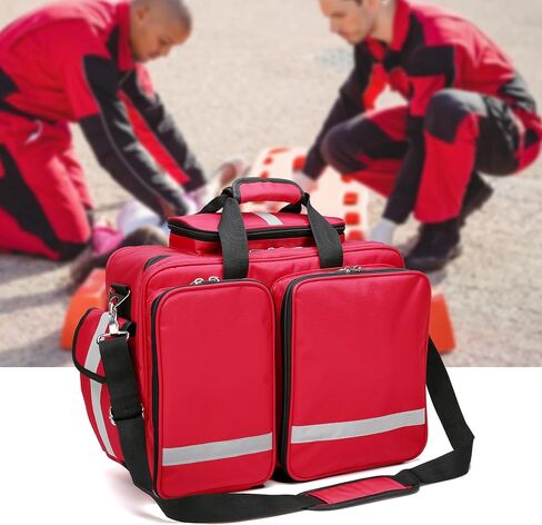 Medical Bag Empty First Aid Bag First Responder Bag for Trauma,Emergency Bag Medical Bag Organizer，Trauma Bag, Medical Bag for Nurses,Home Health Care, EMT(Bag Only) in Kuwait