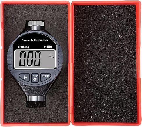 Hardness Tester, Durometer Shore Type D 0-100HD, Digital Durometer 0.1HD Resolution, with Large LCD Display for Rubber, Plastic, Tire, Flooring in Kuwait