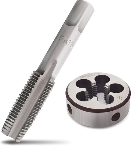 M12 X 1.25 Tap and Die Set, Metric M12 x 1.25mm High Speed Steel Machine Tap and Die Set. Right Hand Thread Tap and Round Thread Die in Kuwait