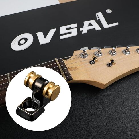 2 PCS Roller String Retainer String Trees for Electric Guitar Roller String Trees Roller String Guides for Strat Stratocaster Tele Telecaster Electric Guitar Chrome in Kuwait