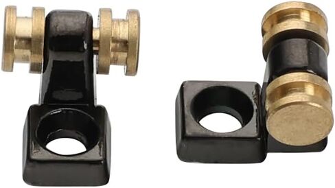 2 PCS Roller String Retainer String Trees for Electric Guitar Roller String Trees Roller String Guides for Strat Stratocaster Tele Telecaster Electric Guitar Chrome in Kuwait