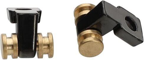 2 PCS Roller String Retainer String Trees for Electric Guitar Roller String Trees Roller String Guides for Strat Stratocaster Tele Telecaster Electric Guitar Chrome in Kuwait