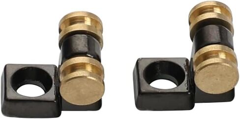 2 PCS Roller String Retainer String Trees for Electric Guitar Roller String Trees Roller String Guides for Strat Stratocaster Tele Telecaster Electric Guitar Chrome in Kuwait