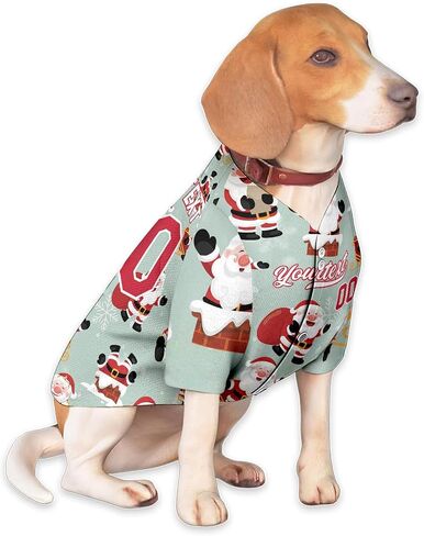Jesus Loves Me Retro Vintage Color Range Orange Black Dog Baseball Jersey, Jesus Christian Pet Costume Apparel. | Color 002, Size Small in Saudi Arabia